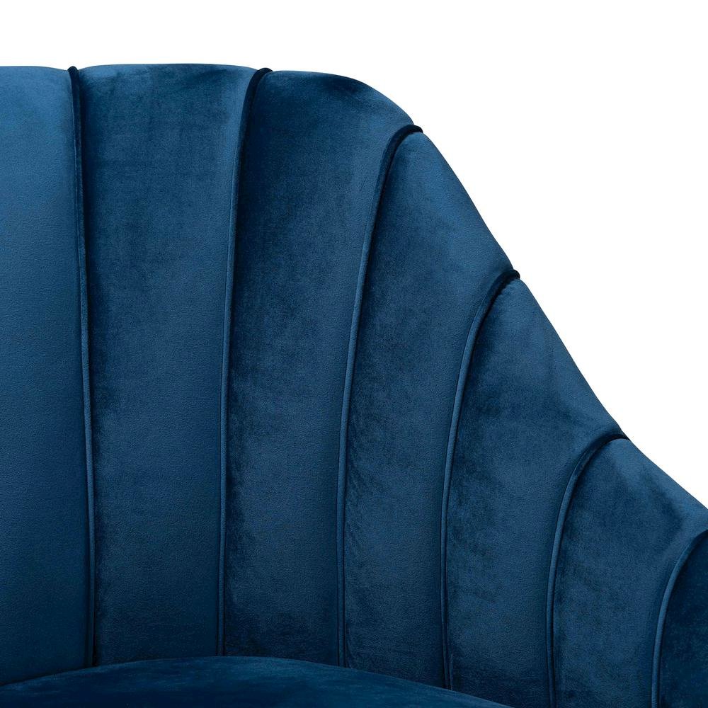 Gold Finished Chaise