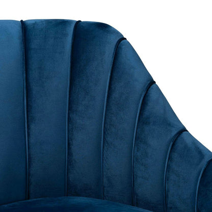 Gold Finished Chaise