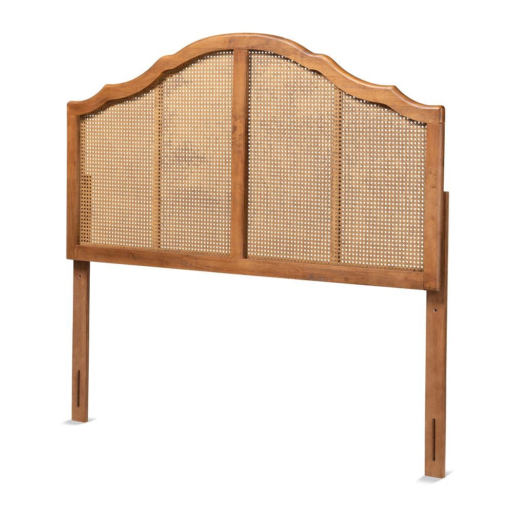Synthetic Rattan Queen Size Arched Headboard