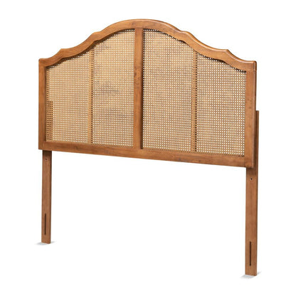 Synthetic Rattan Queen Size Arched Headboard