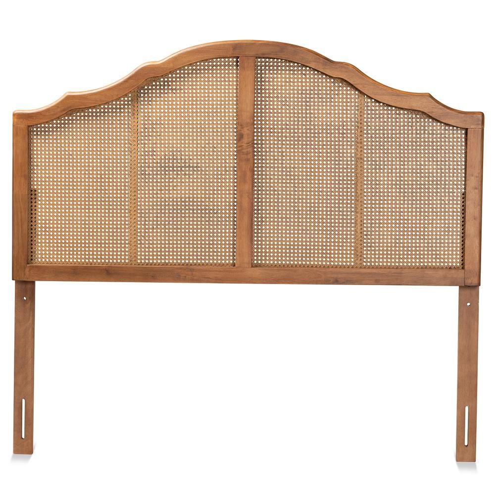 Synthetic Rattan Queen Size Arched Headboard