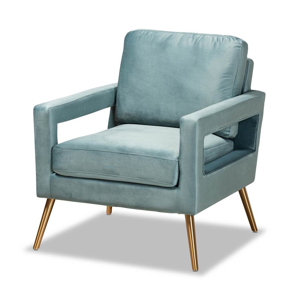 Gold Finished Armchair