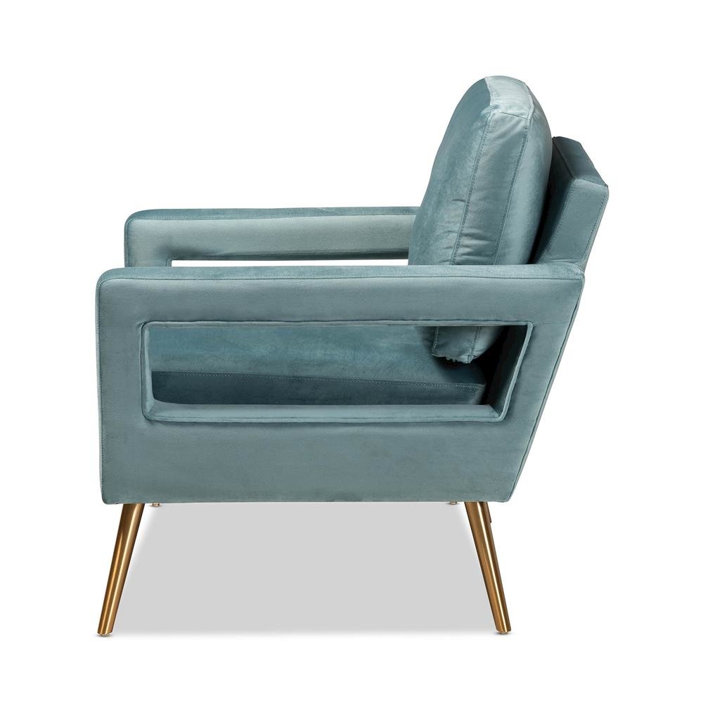Gold Finished Armchair