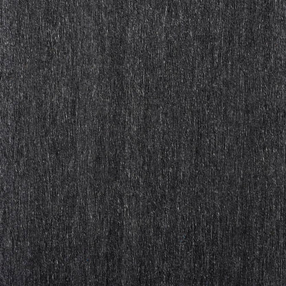 Dark Grey and Black Handwoven Wool Blend Area Rug