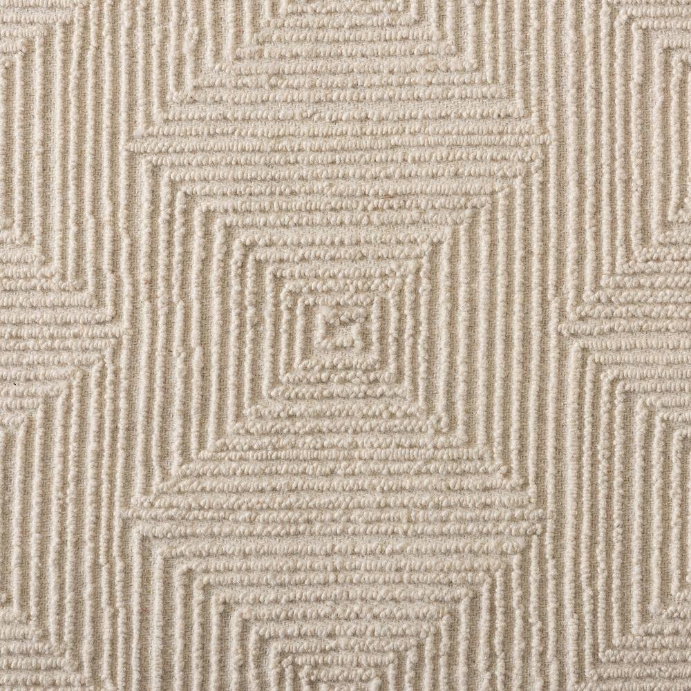 Baxton Studio Sovanna Modern and Contemporary Ivory Hand-Tufted Wool Area Rug