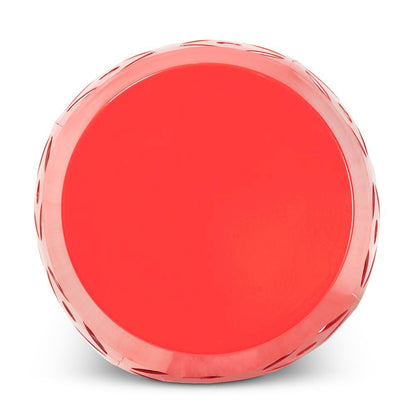Hallie Modern and Contemporary Red Finished Metal Outdoor Side Table