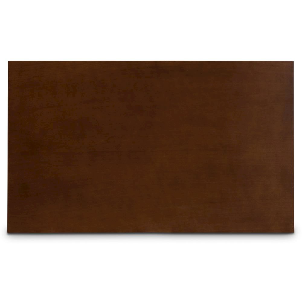 Grey Fabric Upholstered and Walnut Brown Finished Wood 7-Piece Dining Set
