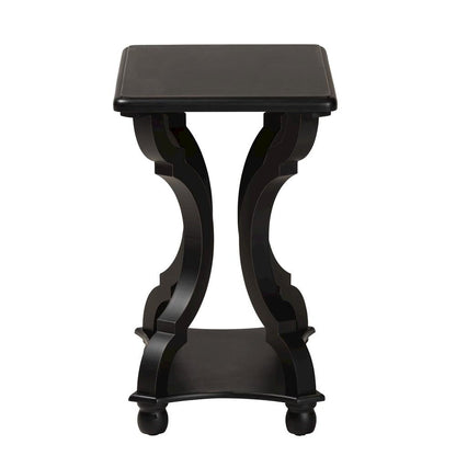 Baxton Studio Cianna Classic and Traditional Black Wood End Table