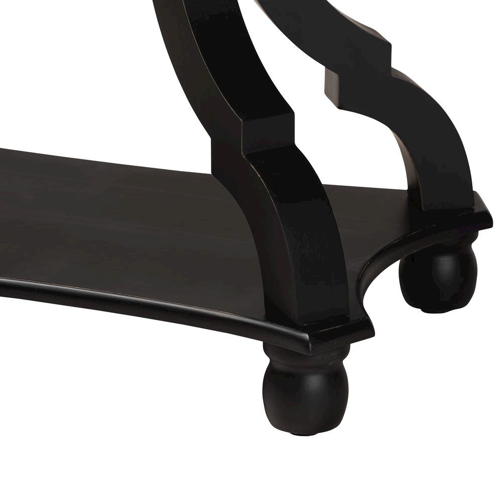Baxton Studio Cianna Classic and Traditional Black Wood End Table