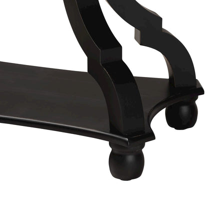 Baxton Studio Cianna Classic and Traditional Black Wood End Table
