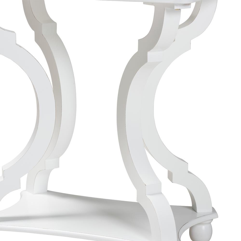 Baxton Studio Cianna Classic and Traditional White Wood End Table