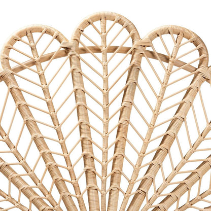 Bohemian Natural Brown Rattan Queen Size Standalone Headboard