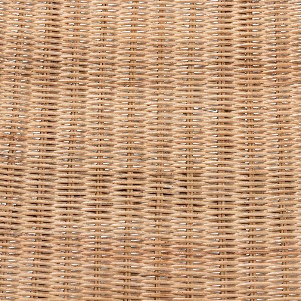 Bohemian Natural Brown Antique Rattan Foldable Lounge Chair