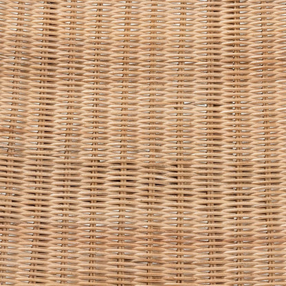 Bohemian Natural Brown Antique Rattan Foldable Lounge Chair