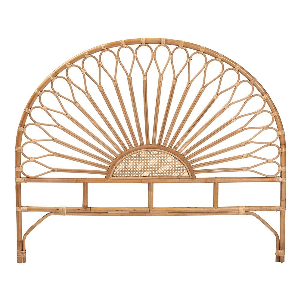 Bohemian Natural Rattan King Size Standalone Headboard
