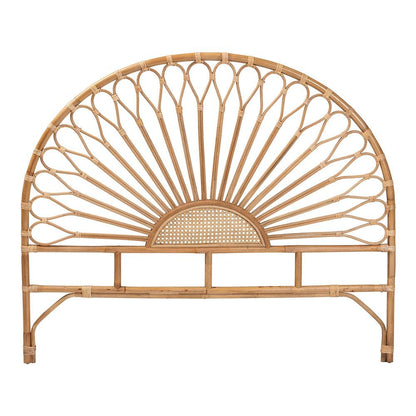 Bohemian Natural Rattan King Size Standalone Headboard