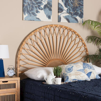 Bohemian Natural Rattan King Size Standalone Headboard