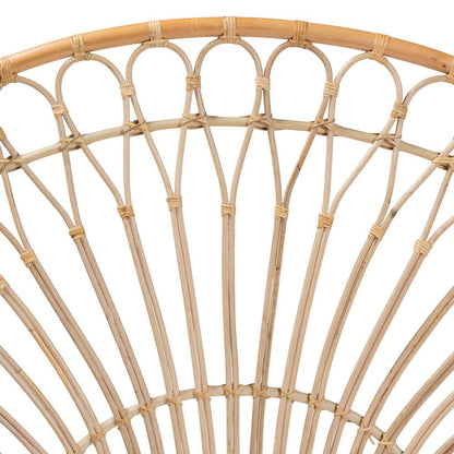 Bohemian Natural Brown Rattan Queen Size Standalone Headboard