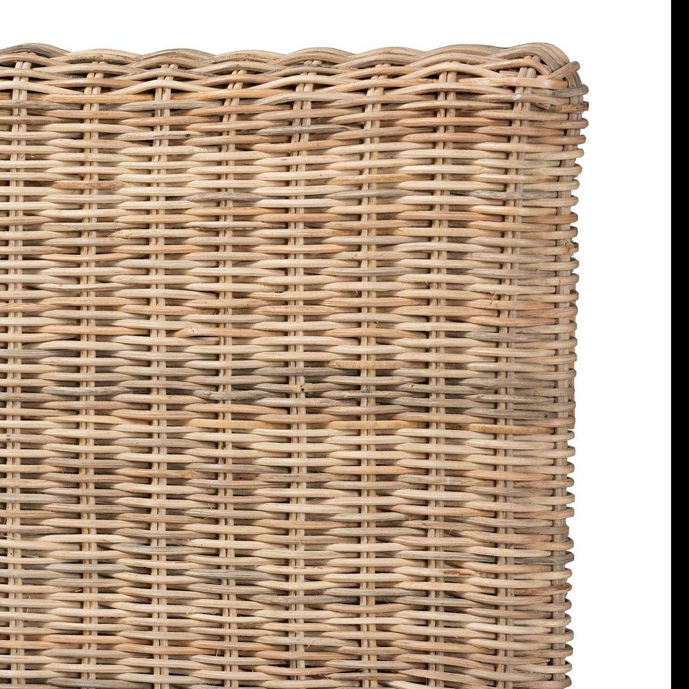 Bohemian Natural Rattan Queen Size Standalone Headboard