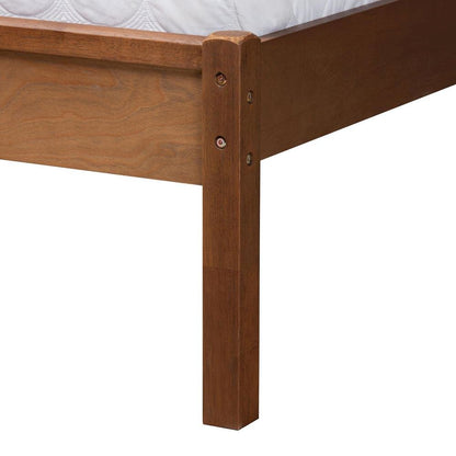 Rattan Queen Size Platform Bed