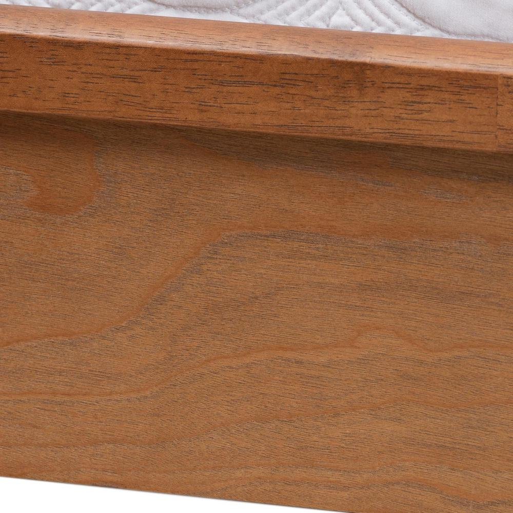 Rattan Queen Size Platform Bed