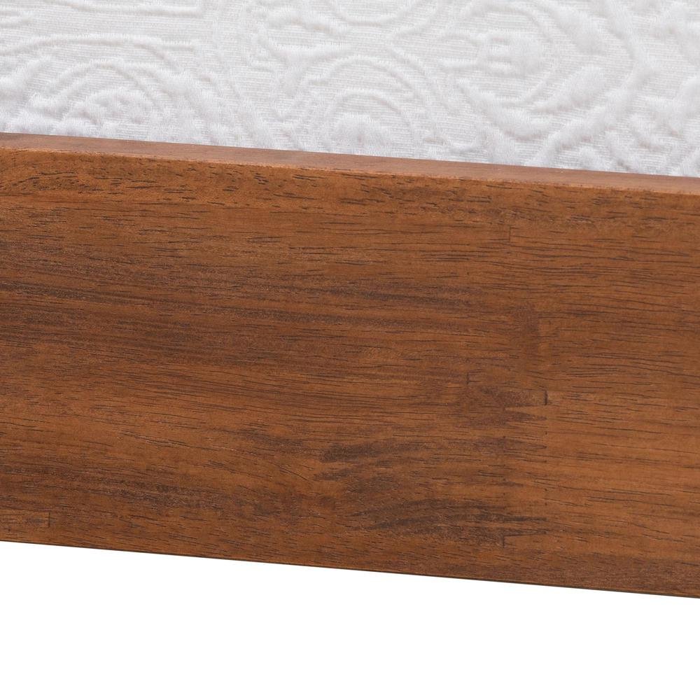 Matilda Mid-Century Modern Ash Walnut Finished Wood Twin Size Daybed