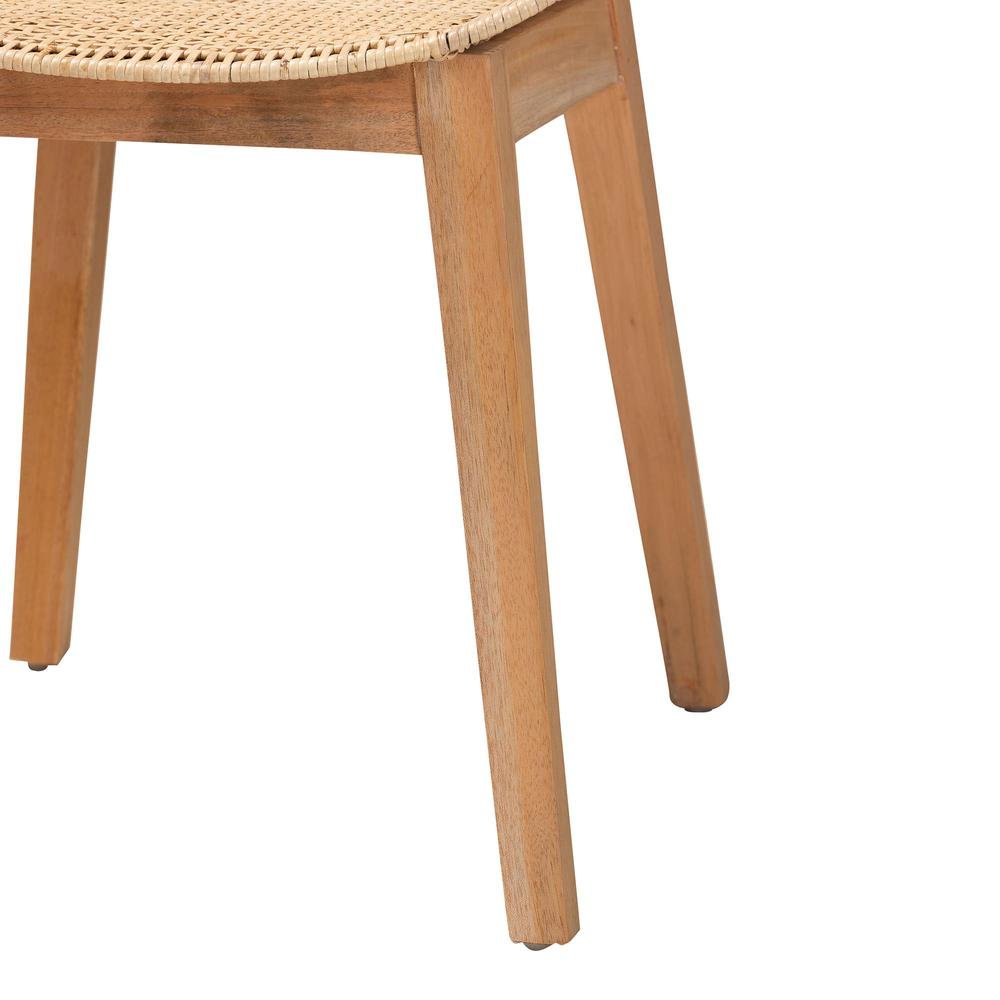 Rattan 2-Piece Dining Chair Set