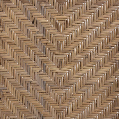 bali & pari Kyoto Modern Bohemian Natural Brown Rattan Dining Chair