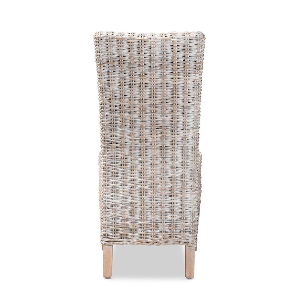 Natural Brown Finished Wood Dining Chair