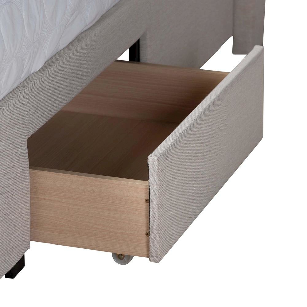 Dark Brown Finished Wood Full Size 3-Drawer Storage Platform Bed