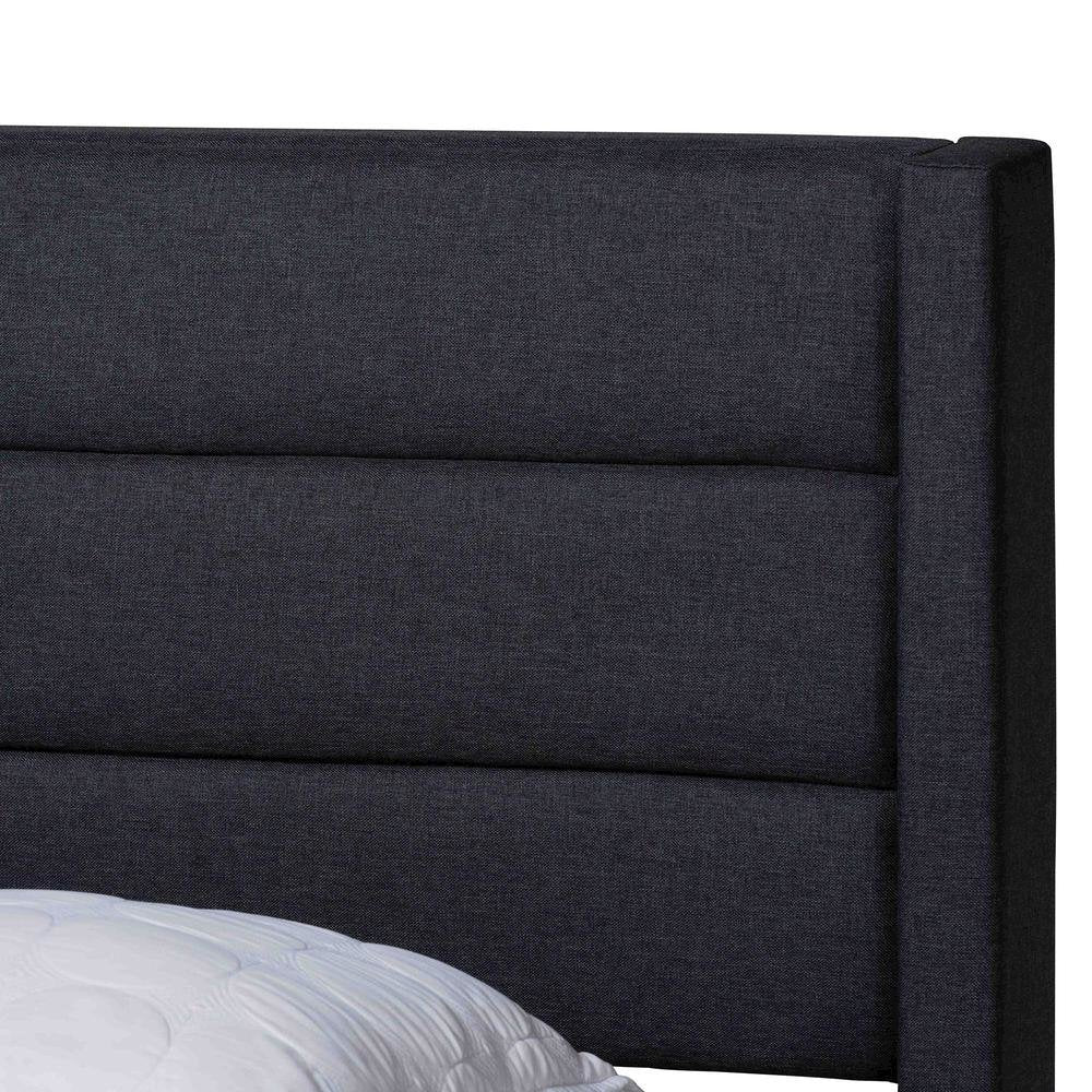 Dark Brown Finished Wood Full Size 3-Drawer Storage Platform Bed