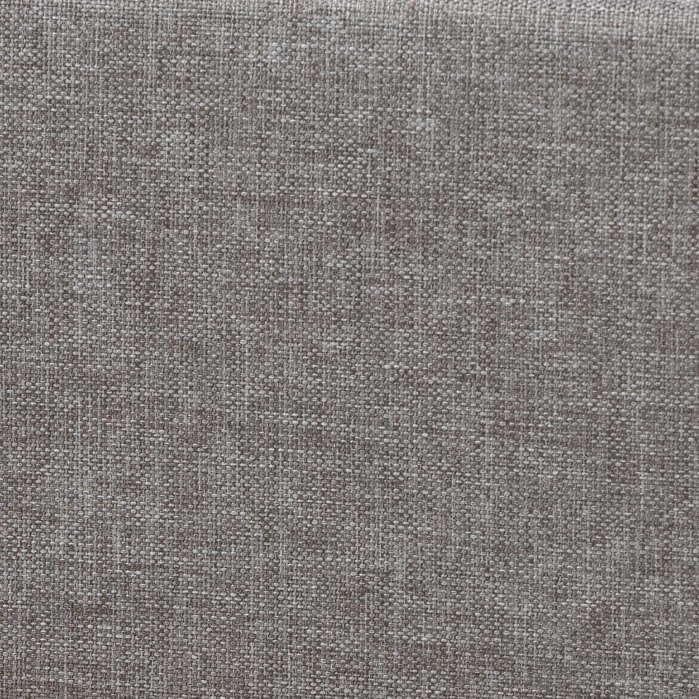 Transitional Grey Fabric Upholstered Full Size Platform Bed