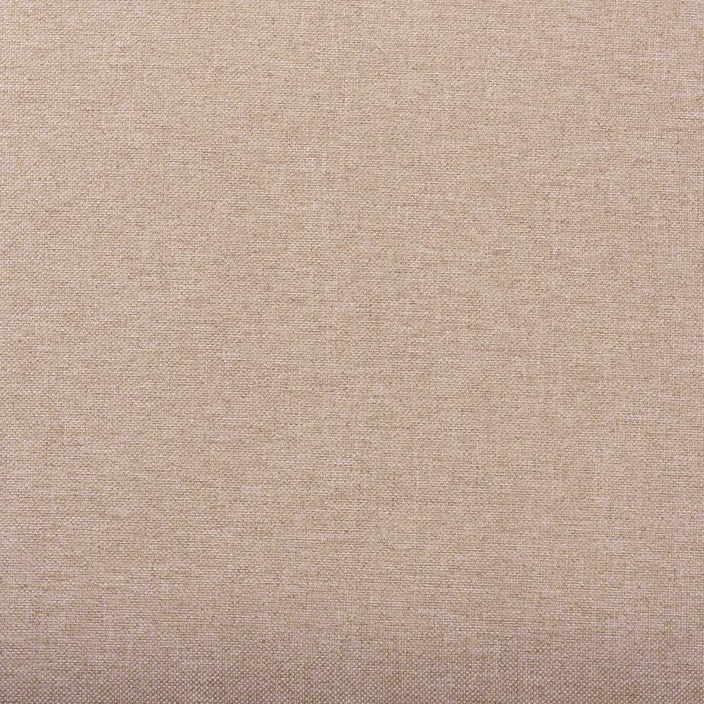 Beige Fabric and Dark Brown Finished Wood 2-Piece Dining Chair Set