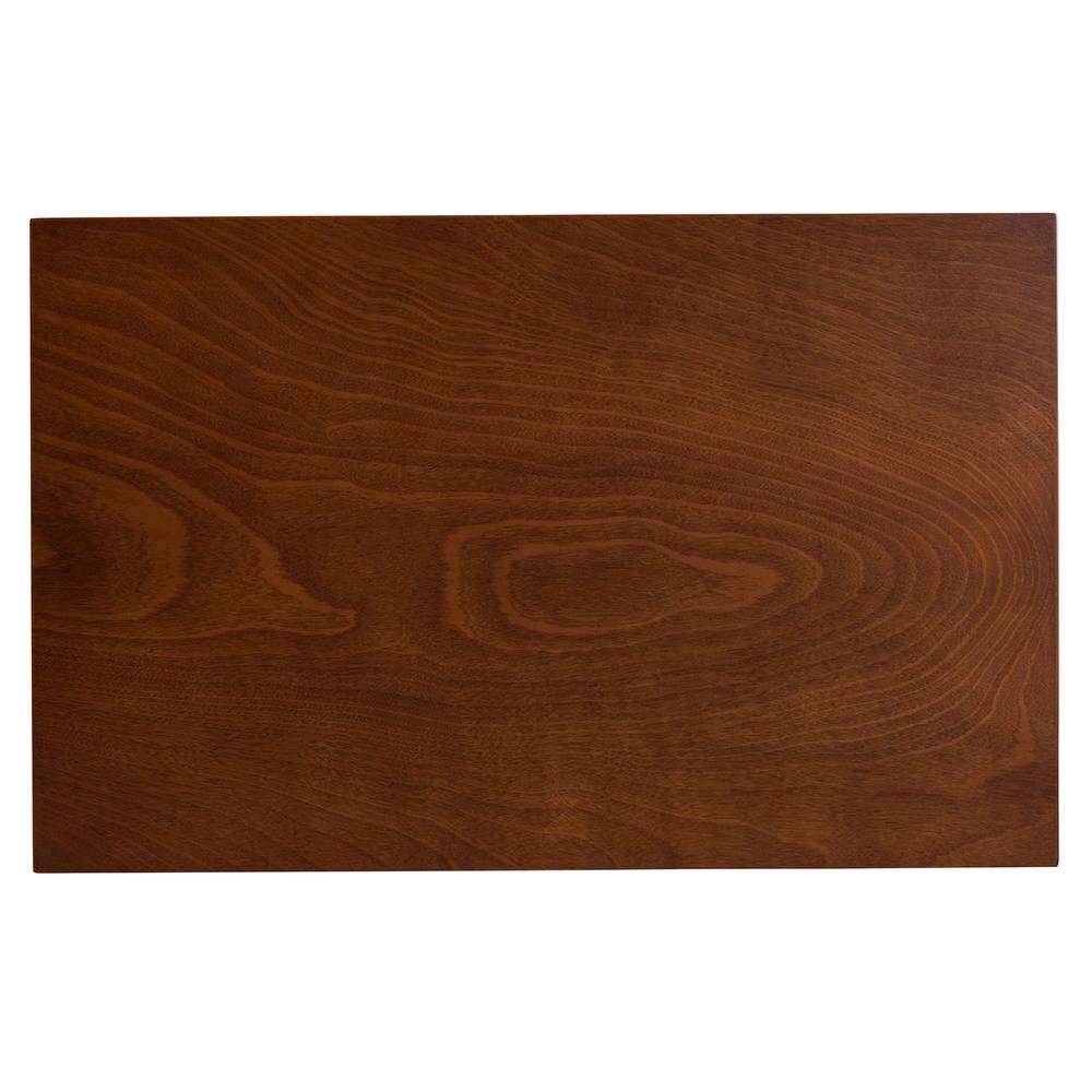 Genesis Modern Grey Fabric and Walnut Brown Finished Wood 5-Piece Dining Set