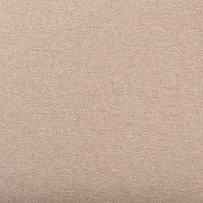 Beige Fabric and Espresso Brown Finished Wood 7-Piece Dining Set