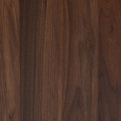 Transitional Walnut Brown Finished Wood 2-Drawer Nightstand