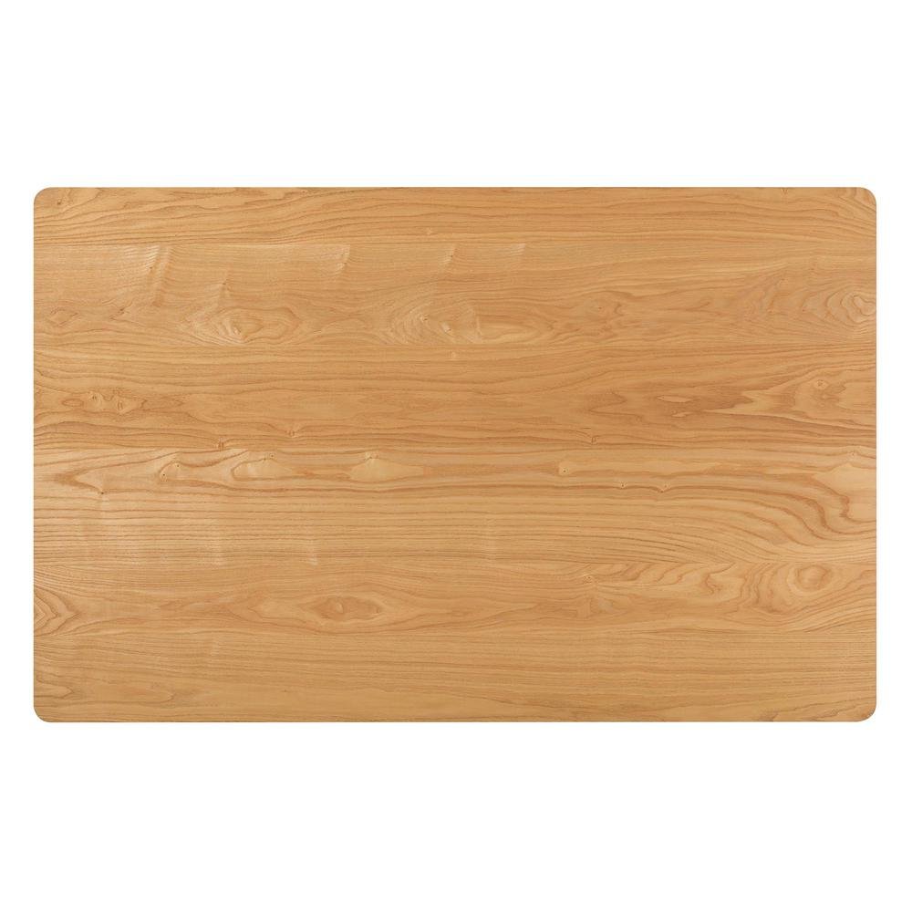 Baxton Studio Sherwin Mid-Century Modern Natural Oak Finished Wood Dining Table