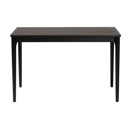 Baxton Studio Sherwin Mid-Century Modern Black Finished Wood Dining Table