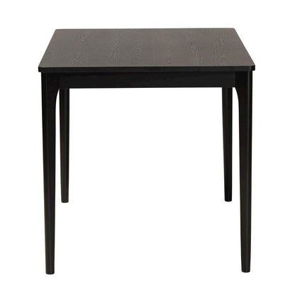Baxton Studio Sherwin Mid-Century Modern Black Finished Wood Dining Table