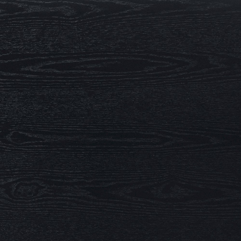Baxton Studio Sherwin Mid-Century Modern Black Finished Wood Dining Table