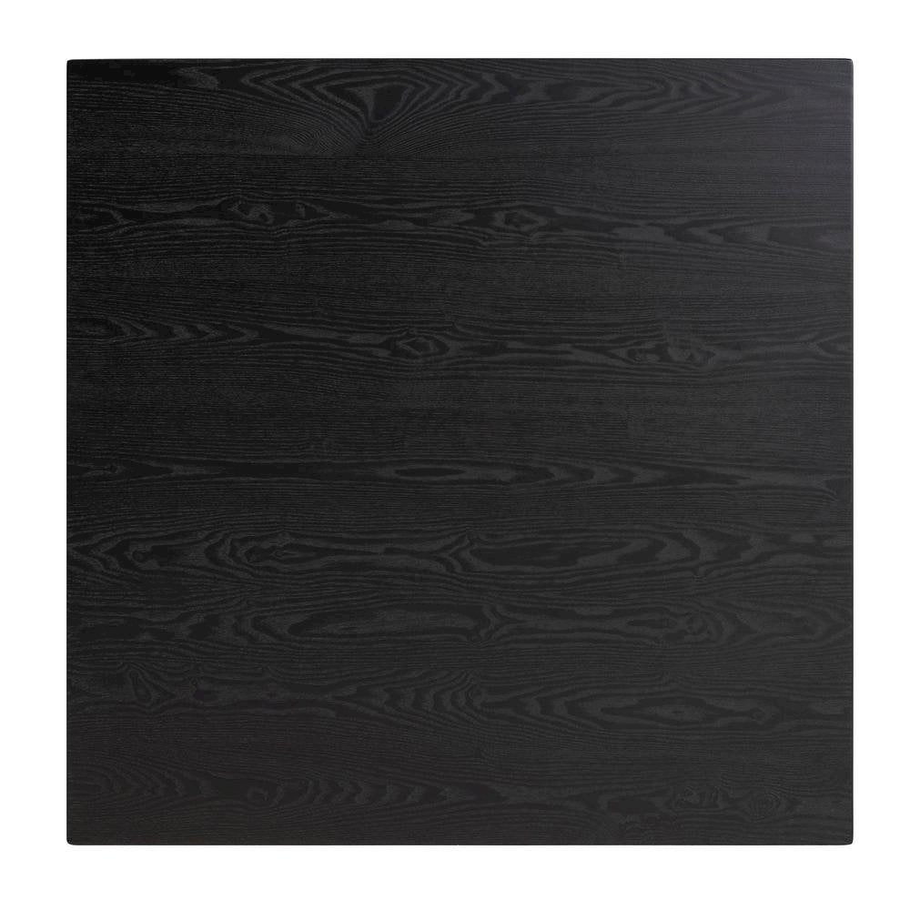 Tarana Mid-Century Modern Cream Fabric and Black Finished Wood 5-Piece Pub Set