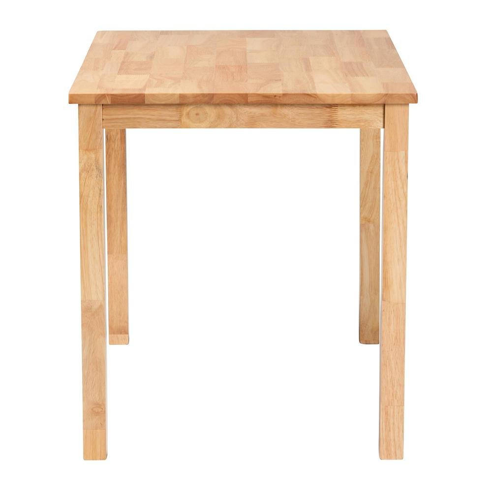 Baxton Studio Eveline Modern Natural Brown Finished Wood 43-Inch Dining Table