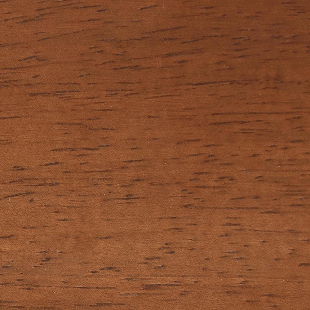 Calderon Retro-Modern Walnut Brown Finished Wood Queen Size Platform Bed