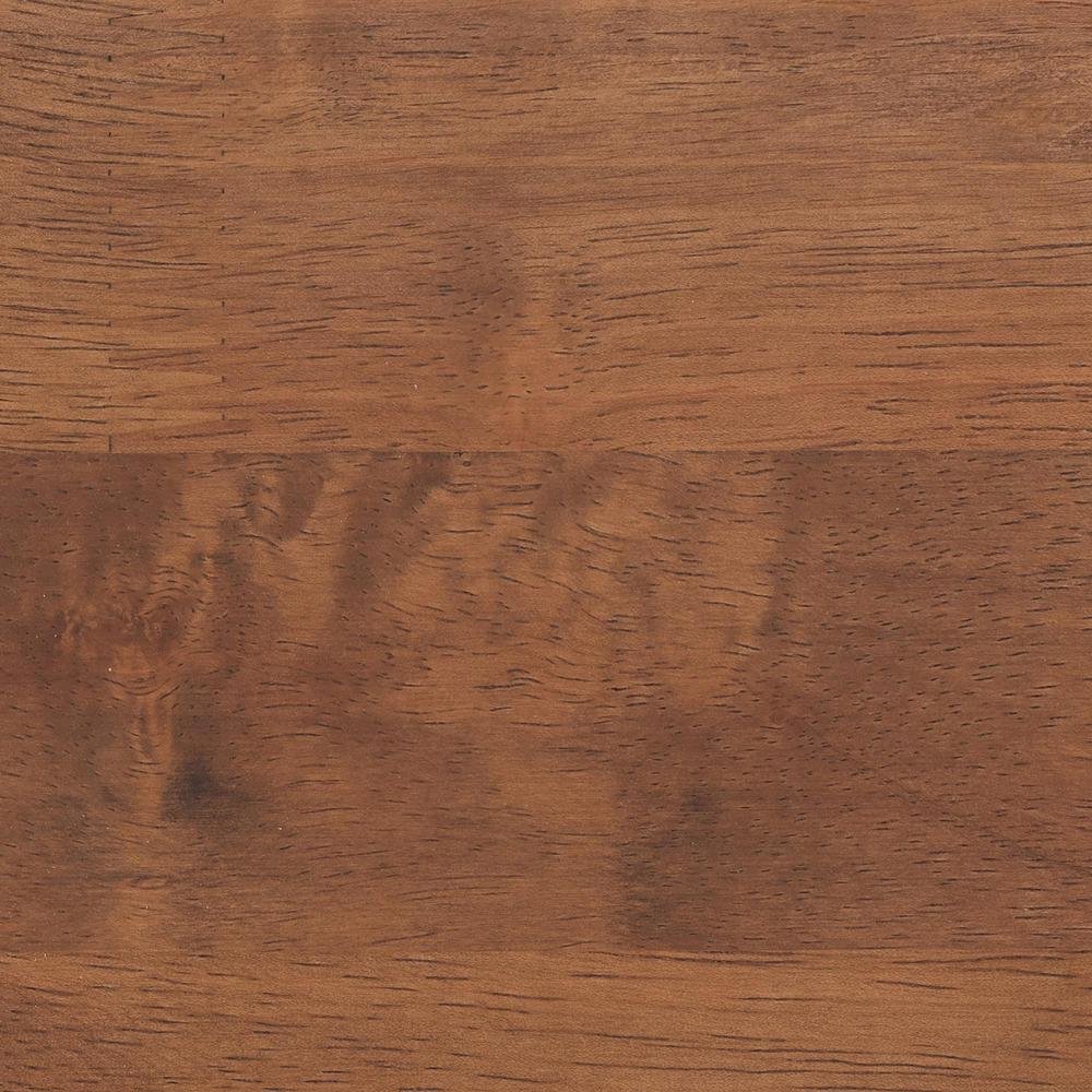 Deance Retro-Modern Walnut Brown Finished Wood Queen Size Platform Bed