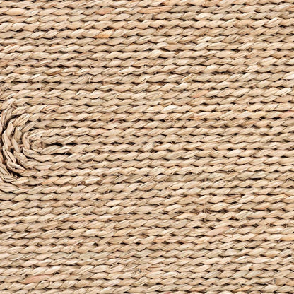 Adonica Modern Bohemian Natural Brown Jute and Wood End Table