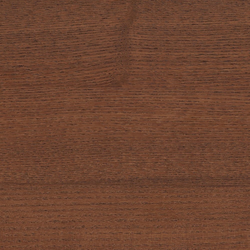 Grey Fabric and Walnut Brown Wood Queen Size Bed with Built-In Side Tables