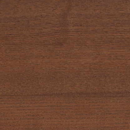 Grey Fabric and Walnut Brown Wood Queen Size Bed with Built-In Side Tables