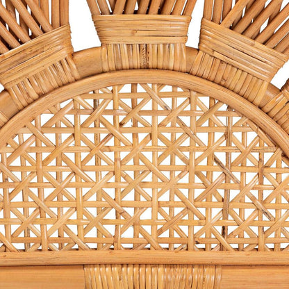 Jasmine Modern Bohemian Natural Rattan King Size Standalone Headboard