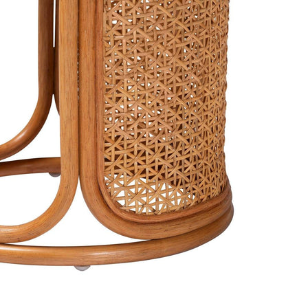 Eldon Bohemian Honey Rattan End Table