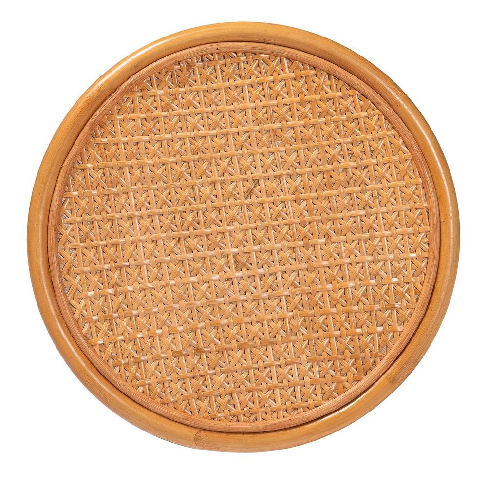 Eldon Bohemian Honey Rattan End Table